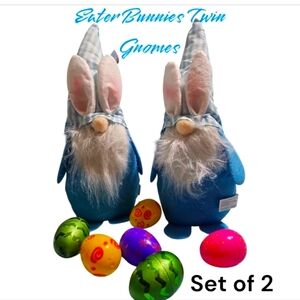 Easter Twin Bunnies Gnomes